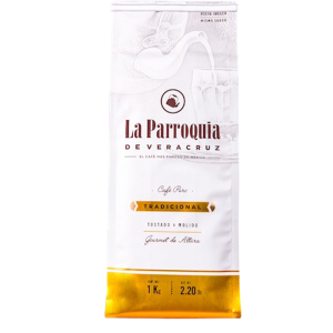 Café Puro Tostado Molido Mezcla Tradicional 1 kg